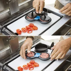 2 Presses à Burger Antiadhésives - Napoleon -Pas Cher Saveur BBQ Magasin 2 presses burger plastique napoleon 0629162700605 2