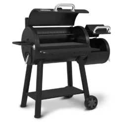 Barbecue Charbon Smoke Offset 500 - Broil King -Pas Cher Saveur BBQ Magasin barbecue charbon broil king smoke off set 500 0062703580500 3