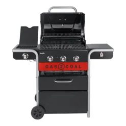 Barbecue Hybride Gaz Et Charbon De Bois Gas2Coal 2.0 330 - Char-Broil -Pas Cher Saveur BBQ Magasin barbecue gas2coal 330 hybride charbon gaz charbroil 4260547594431 2