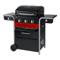 Barbecue Hybride Gaz Et Charbon De Bois Gas2Coal 2.0 330 - Char-Broil -Pas Cher Saveur BBQ Magasin barbecue gas2coal 330 hybride charbon gaz charbroil 4260547594431 3