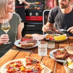 Barbecue Hybride Gaz Et Charbon De Bois Gas2Coal 2.0 330 - Char-Broil -Pas Cher Saveur BBQ Magasin barbecue gas2coal 330 hybride charbon gaz charbroil 4260547594431 6