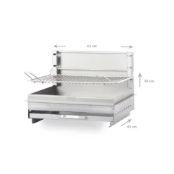 Barbecue Charbon Encastrable Montory Inox Marin - Le Marquier 7 Barbecue Charbon Encastrable Montory Inox Marin - Le Marquier -Pas Cher Saveur BBQ Magasin barbecue vintage montory 61 x 40 inox le marquier 3339380062702 2