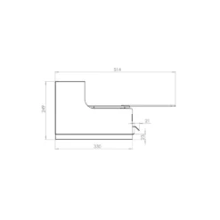 Barbecue Charbon Vulcain INOX 54 X 32 - Le Marquier -Pas Cher Saveur BBQ Magasin barbecue vulcain inox le marquier 3339380067233 2