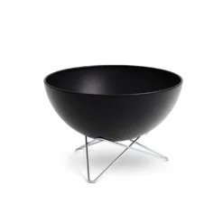 Brasero Rond Acier émaillé Noir Bowl + Pied Bas + Plancha - Höfats -Pas Cher Saveur BBQ Magasin bowl hofats pied bas plancha 4260447330931 4