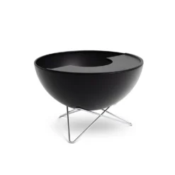 Brasero Rond Acier émaillé Noir Bowl + Pied Bas + Plancha - Höfats -Pas Cher Saveur BBQ Magasin bowl hofats pied bas plancha 4260447330931 7