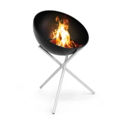 Brasero Rond En Acier émaillé Bowl + Trépied + Plancha - Höfats -Pas Cher Saveur BBQ Magasin bowl hofats pied haut plancha 4260447331020 8