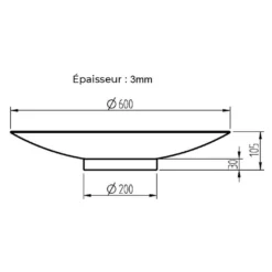 Brasero En Acier Corten Rond ⌀60 Cm - Nordic Flame -Pas Cher Saveur BBQ Magasin brasero acier corten esprit barbecue 2020000027720 5