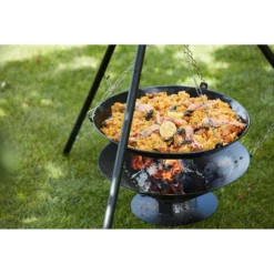 Brasero Junko ø60 Cm Fonte + Trépied + Grille Acier Chromé + Housse - Barbecook 13 Brasero Junko ø60 Cm Fonte + Trépied + Grille Acier Chromé + Housse - Barbecook -Pas Cher Saveur BBQ Magasin brasero junko trepied grille housse barbecook 5400269202156 5