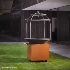 Cage De Cuisson Brasero Classic 120 + PRO - Ofyr -Pas Cher Saveur BBQ Magasin cage cuisson acier 120 6019914756716 2