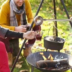 Cocotte 9L En Fonte Trépied Junko - Barbecook 9 Cocotte 9L En Fonte Trépied Junko - Barbecook -Pas Cher Saveur BBQ Magasin cocotte 9l fonte 5400269227210 3