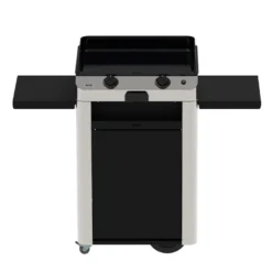 Combo Plancha Gaz Fusion 60 Inox Marin 2 Brûleurs Avec Chariot - ENO -Pas Cher Saveur BBQ Magasin combo fusion 60 inox eno 3224780043386 2