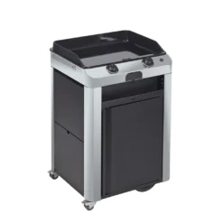 Combo Plancha Gaz Fusion 60 Inox Marin 2 Brûleurs Avec Chariot - ENO -Pas Cher Saveur BBQ Magasin combo fusion 60 inox eno 3224780043386 3