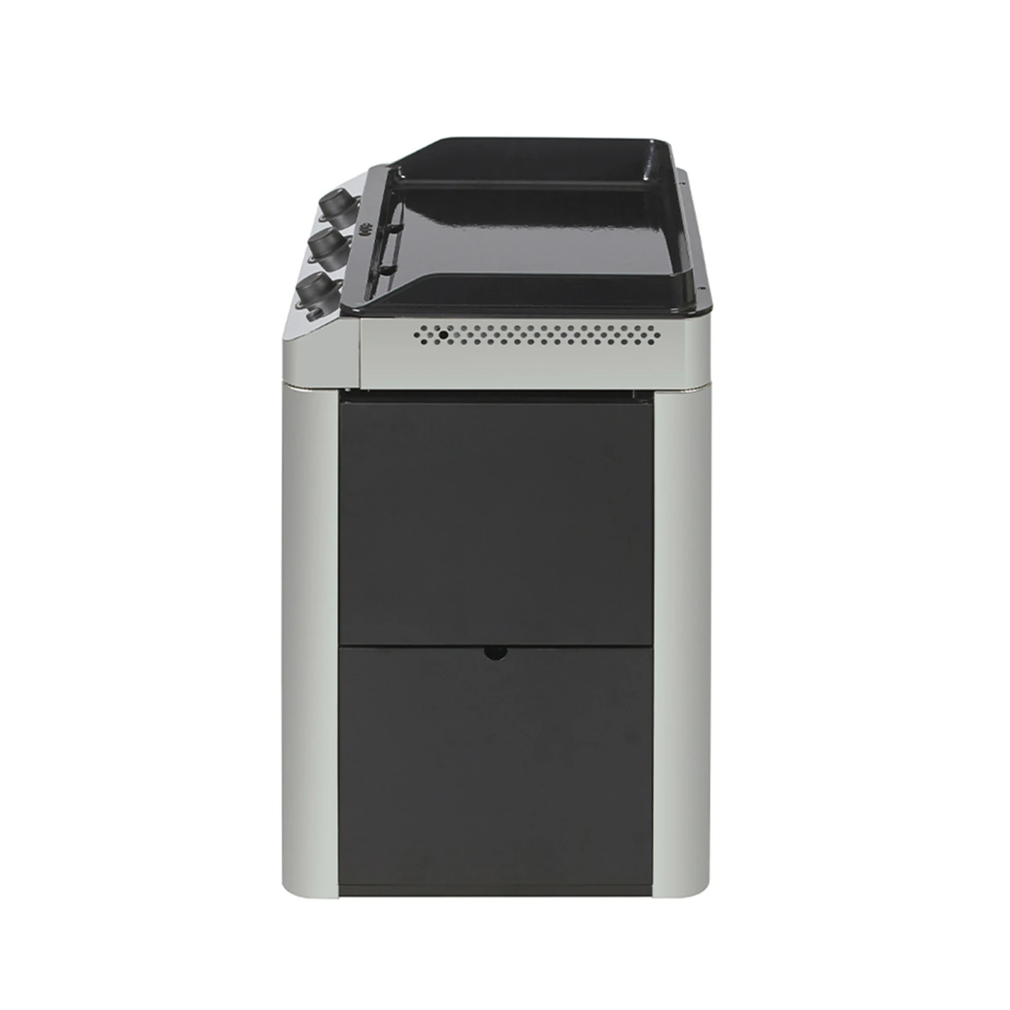 Combo Plancha Gaz Fusion 75 Inox Marin 3 Brûleurs + Chariot - ENO 6 Combo Plancha Gaz Fusion 75 Inox Marin 3 Brûleurs + Chariot - ENO – Image 4