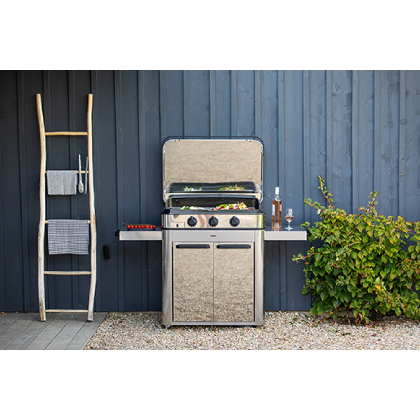 Combo Plancha Gaz Enosign 80 Inox (Chariot Et Capot) - ENO* 6 Combo Plancha Gaz Enosign 80 Inox (Chariot Et Capot) - ENO* – Image 4