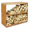 Meuble Dressoir Range-bois Acier Corten - Ofyr 2 Meuble Dressoir Range-bois Acier Corten - Ofyr -Pas Cher Saveur BBQ Magasin dessoir ofyr range bois brasero 7430440898852