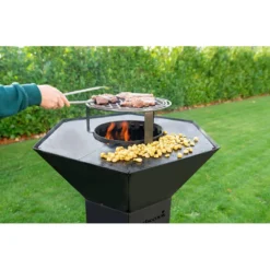 Grille En Fonte Dynamic Centre Pour Brasero Nestor - Barbecook -Pas Cher Saveur BBQ Magasin grille fonte dynamic centre nestor barbecook 5404035701492 2