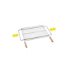 Grille De Barbecue Téléscopique 50 X 40 Cm Zingue -Pas Cher Saveur BBQ Magasin grille rectangulaire extensible 50 x 40 cm 8423171027225