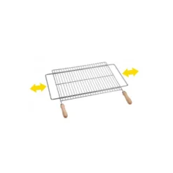 Grille De Barbecue Téléscopique 50 X 40 Cm Zingue