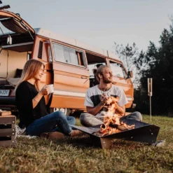 Brasero Corten Triple ⌀65 Cm - Höfats -Pas Cher Saveur BBQ Magasin hofats triple 65 4260447330429 3