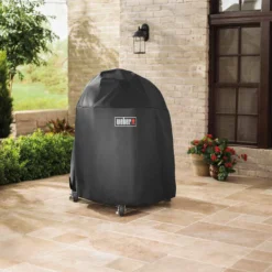 Housse Premium Summit Kamado E6 - Weber -Pas Cher Saveur BBQ Magasin housse barbecue summit charcoal weber 0077924041655 2