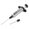 Seringue à Marinade Inox 2 Aiguilles + 2 Brosses - Napoleon -Pas Cher Saveur BBQ Magasin injecteur a marinade 0629162550286