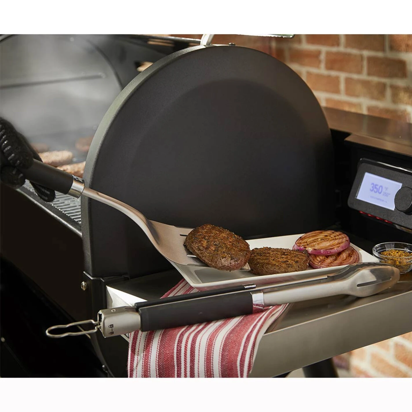 Kit 2 Ustensiles Pince + Spatule Précision - Weber 5 Kit 2 Ustensiles Pince + Spatule Précision - Weber – Image 3