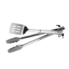 Kit 2 Ustensiles Pince + Spatule Inox Weber* -Pas Cher Saveur BBQ Magasin kit pince spatule inox weber 0077924039621