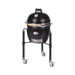 Barbecue Kamado JUNIOR Pro 2.0 Noir + Chariot - Monolith* -Pas Cher Saveur BBQ Magasin monolith junior 2 0 noir chariot 4260444583453 2