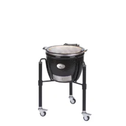 Barbecue Kamado JUNIOR Pro 2.0 Noir + Chariot - Monolith* -Pas Cher Saveur BBQ Magasin monolith junior 2 0 noir chariot 4260444583453 5