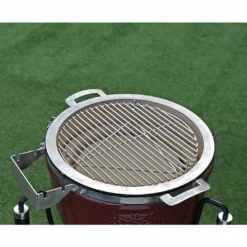 Barbecue Kamado JUNIOR Pro 2.0 Noir + Chariot - Monolith* -Pas Cher Saveur BBQ Magasin monolith junior 2 0 noir chariot 4260444583453 6