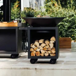 Brasero Plancha Classic Storage Pro 100 Noir + Housse - Ofyr -Pas Cher Saveur BBQ Magasin ofyr classic storage 100 pro noir 2020000021971 2