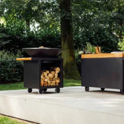 Brasero Plancha Classic Storage Pro 100 Noir + Housse - Ofyr -Pas Cher Saveur BBQ Magasin ofyr classic storage 100 pro noir 2020000021971 3