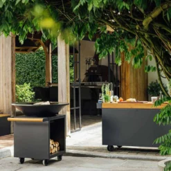 Brasero Plancha Classic Storage Pro 100 Noir + Housse - Ofyr -Pas Cher Saveur BBQ Magasin ofyr classic storage 100 pro noir 2020000021971 4