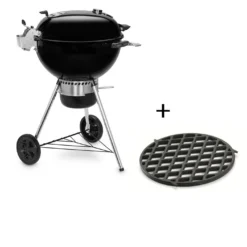 Pas Cher Saveur BBQ Magasin 35 Weber Pack Barbecue Charbon MasterTouch GBS Premium E-5770 + Grille De Saisie