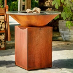 Pack Brasero Classic 100 Corten + Couvercle - OFYR 9 Pack Brasero Classic 100 Corten + Couvercle - OFYR -Pas Cher Saveur BBQ Magasin pack brasero plancha classic 100 corten couvercle 2020000033660 2