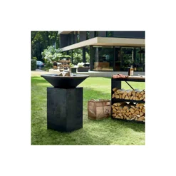 Pack Brasero Classic 100 Noir + Couvercle - OFYR -Pas Cher Saveur BBQ Magasin pack brasero plancha classic 100 noir couvercle 2020000033677 2