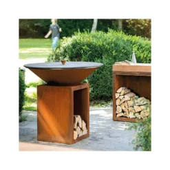 Pack Brasero Classic 85 Corten + Couvercle - OFYR 11 Pack Brasero Classic 85 Corten + Couvercle - OFYR -Pas Cher Saveur BBQ Magasin pack brasero plancha classic 85 corten couvercle 2020000033615 4