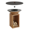 Pack Brasero Storage 85 Corten + Couvercle - OFYR -Pas Cher Saveur BBQ Magasin pack brasero plancha storage 85 corten couvercle 2020000033691
