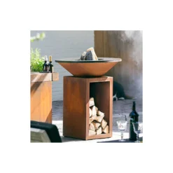 Pack Brasero Storage 85 Corten + Couvercle - OFYR 10 Pack Brasero Storage 85 Corten + Couvercle - OFYR -Pas Cher Saveur BBQ Magasin pack brasero plancha storage 85 corten couvercle 2020000033691 2