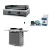 PACK Combo Plancha Gaz Modern 60 Acier Gris / Noir + Chariot + Kit De Nettoyage - Forge Adour -Pas Cher Saveur BBQ Magasin pack combo modern 60 gaz 2020000034766