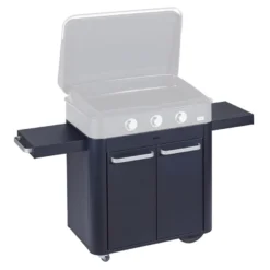 Pack Plancha Gaz Enosign 80 Bleu Navy + Chariot - ENO -Pas Cher Saveur BBQ Magasin pack enosign 80 bleu navy chariot eno 2020000033202 2