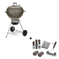 Pack Barbecue Charbon Master-Touch 5750 Gris + Kit De Nettoyage - Weber