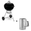 Pack Barbecue Charbon Original Kettle 5710 + Cheminée D'allumage - Weber -Pas Cher Saveur BBQ Magasin pack original kettle 5710 cheminee weber 2020000032151