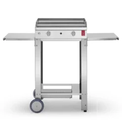 Pack Plancha Gaz Chef 55 Lisse + Chariot - Planet -Pas Cher Saveur BBQ Magasin pack plancha gaz chef 55 lisse chariot planet 2020000031949 2