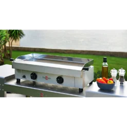 Pack Plancha Gaz Saveur 64 Cm + Desserte Plein Air - Krampouz 15 Pack Plancha Gaz Saveur 64 Cm + Desserte Plein Air - Krampouz -Pas Cher Saveur BBQ Magasin pack saveur 64 cm chariot plein air 2020000031468 3
