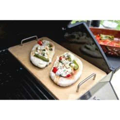 Pierre à Pizza Méridian / Titan Rectangle + Poignées - Cadac -Pas Cher Saveur BBQ Magasin pierre pizza rectangulaire pour bbq meridian titan cadac 6001773983945 2