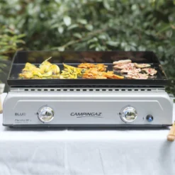 Plancha Gaz Blue Flame L - Campingaz -Pas Cher Saveur BBQ Magasin plancha campingaz blue flame l 3138522104085 3