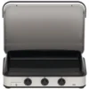 Plancha Gaz Enosign 80 Inox Avec Capot - ENO* -Pas Cher Saveur BBQ Magasin plancha enosign 80 inox capot eno 3224780040071
