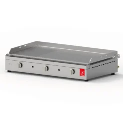 Plancha Gaz Chef 80 Lisse Rainurée - Planet