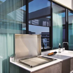 Plancha Gaz Encastrable Oasi 80 Mix Lisse Rainurée - Planet 11 Plancha Gaz Encastrable Oasi 80 Mix Lisse Rainurée - Planet -Pas Cher Saveur BBQ Magasin plancha inox gaz oasi 80 mix rainuree lisse planet 8033945789084 4